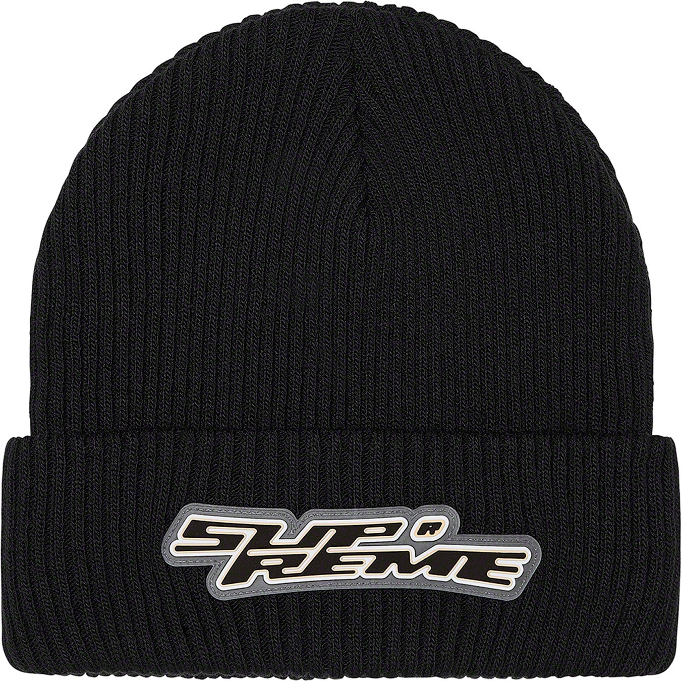 Raised Logo Patch Beanie view 3